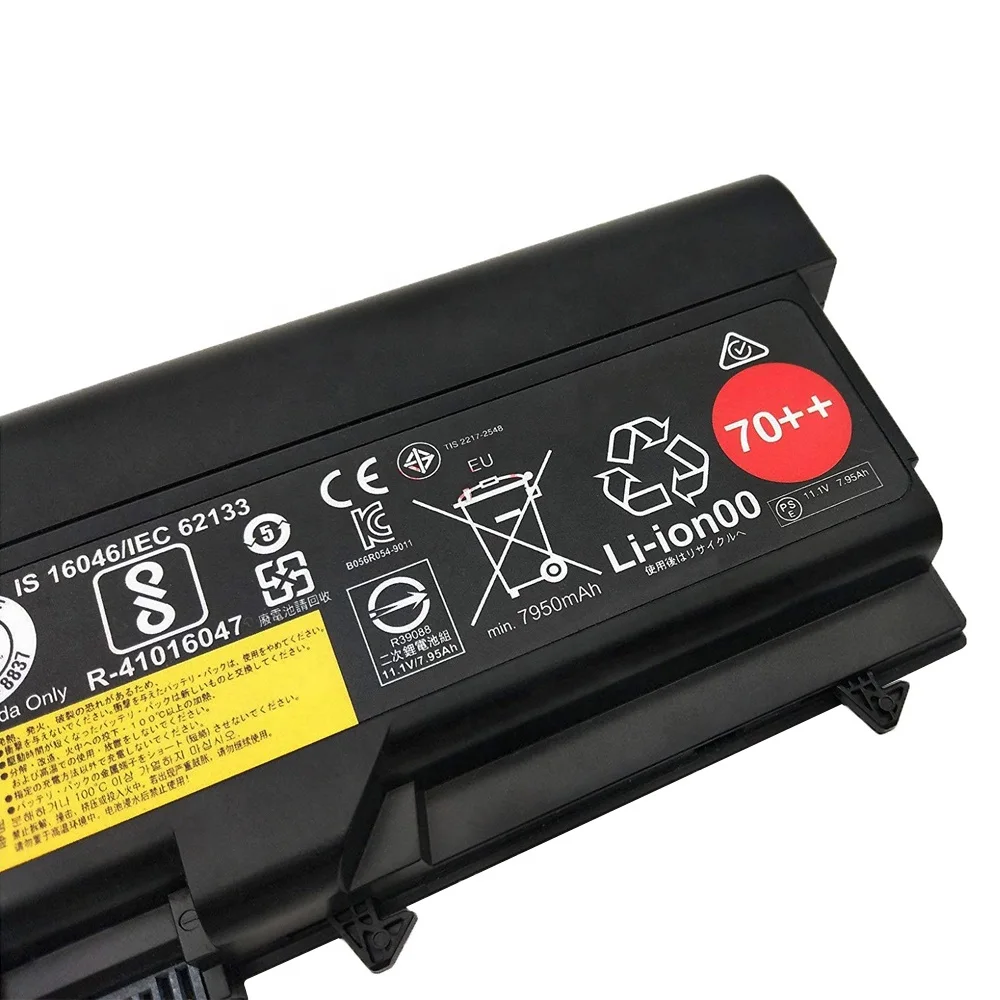 Replacement Laptop Battery for Lenovo ThinkPad T430, L430, L530, W530 – 11.1V 7800mAh Li-Polymer
