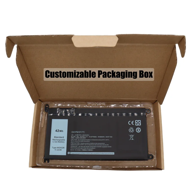 11.4V 42Wh Batería WDXOR para Portátil Dell Inspiron 13-5000, 15-5000, 15-7000, 17-5000 Series