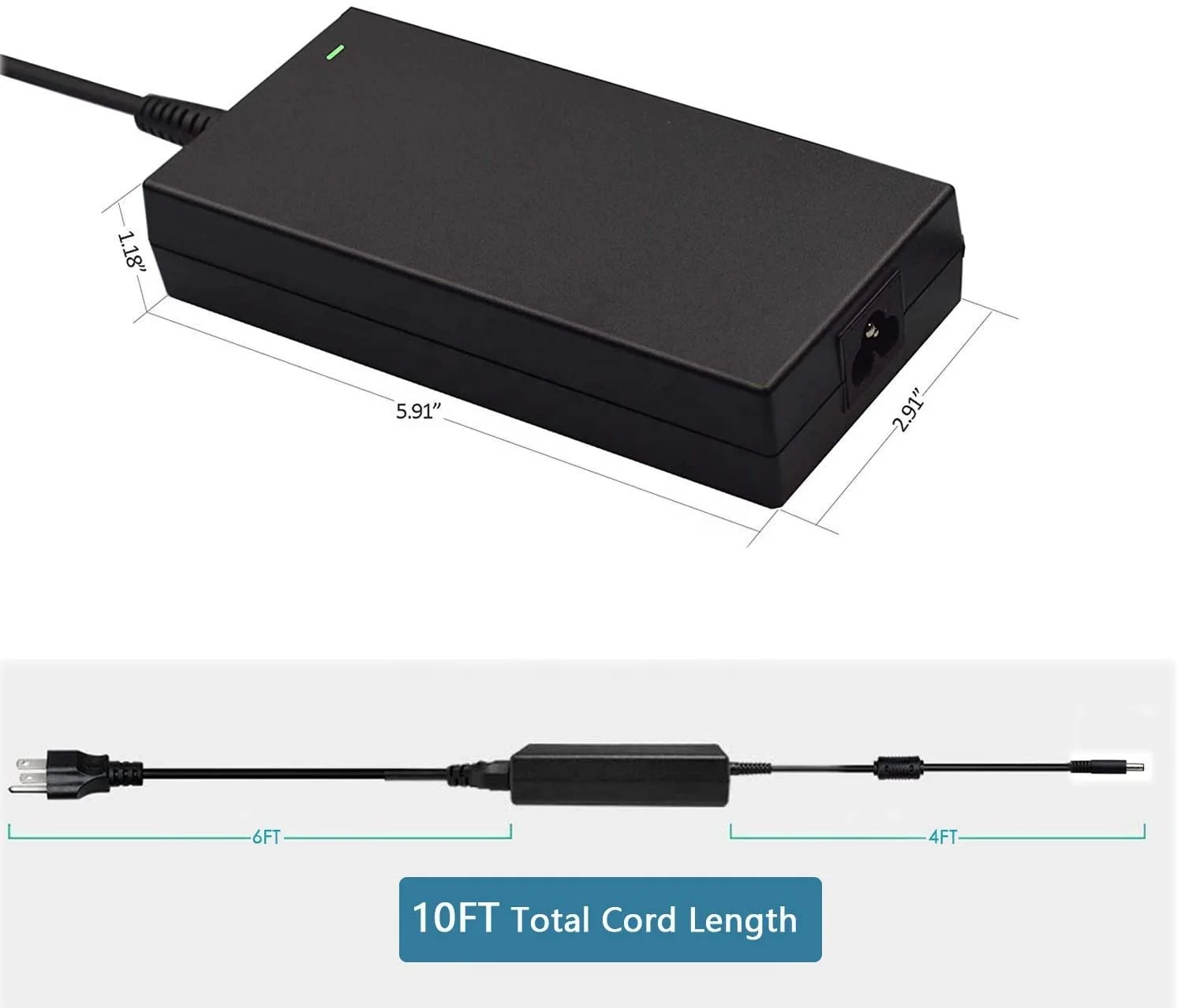 180W Laptop Adapter 19.5V 9.23A DC for Dell DA180PM111 product image 3